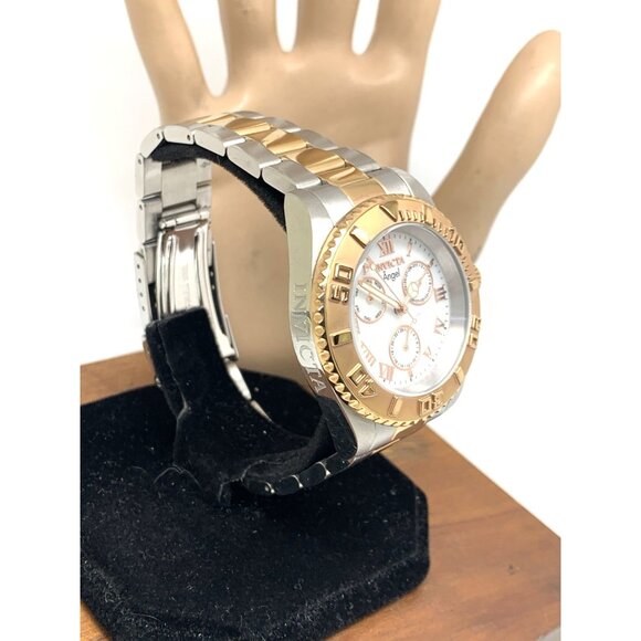 Invicta Women\'s Watch 17527 Angel Quartz Rose Gold Silver Stainless Steel 40mm